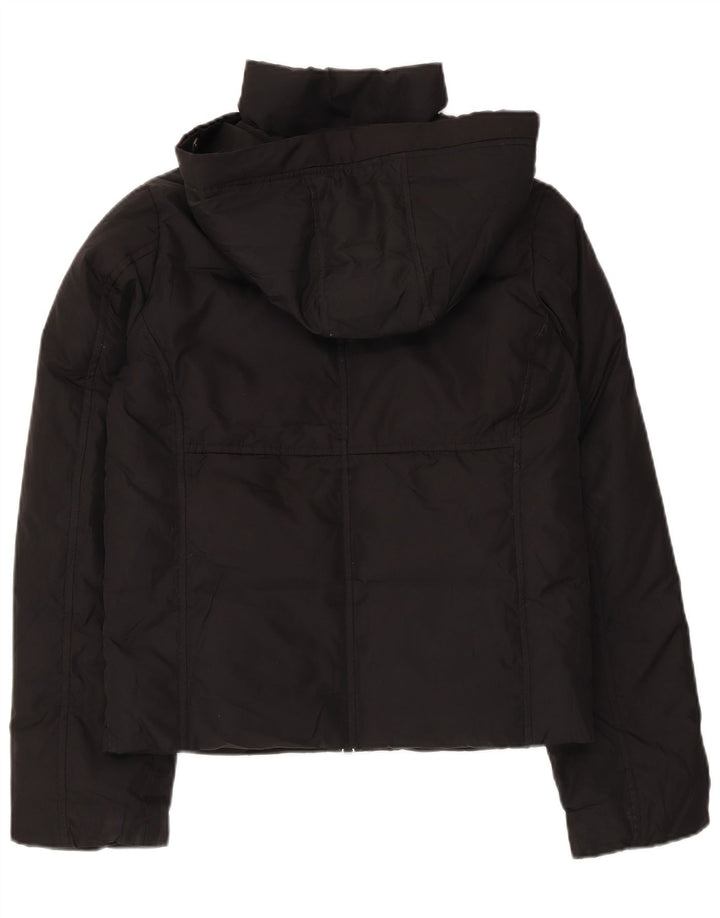 Женская ветровка Gap с капюшоном UK 6 XS, черный полиэстер