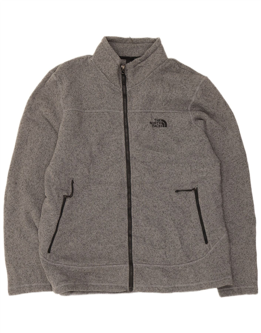 Мужская спортивная куртка The North Face XL, серый полиэстер с крапинками