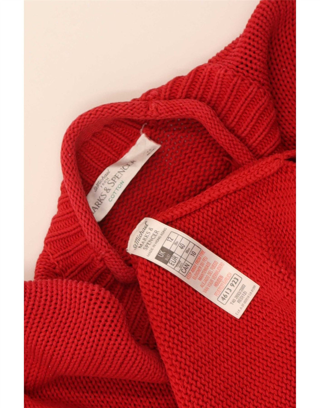 Женский джемпер Marks & Spencer St. Michael UK 12, средний красный