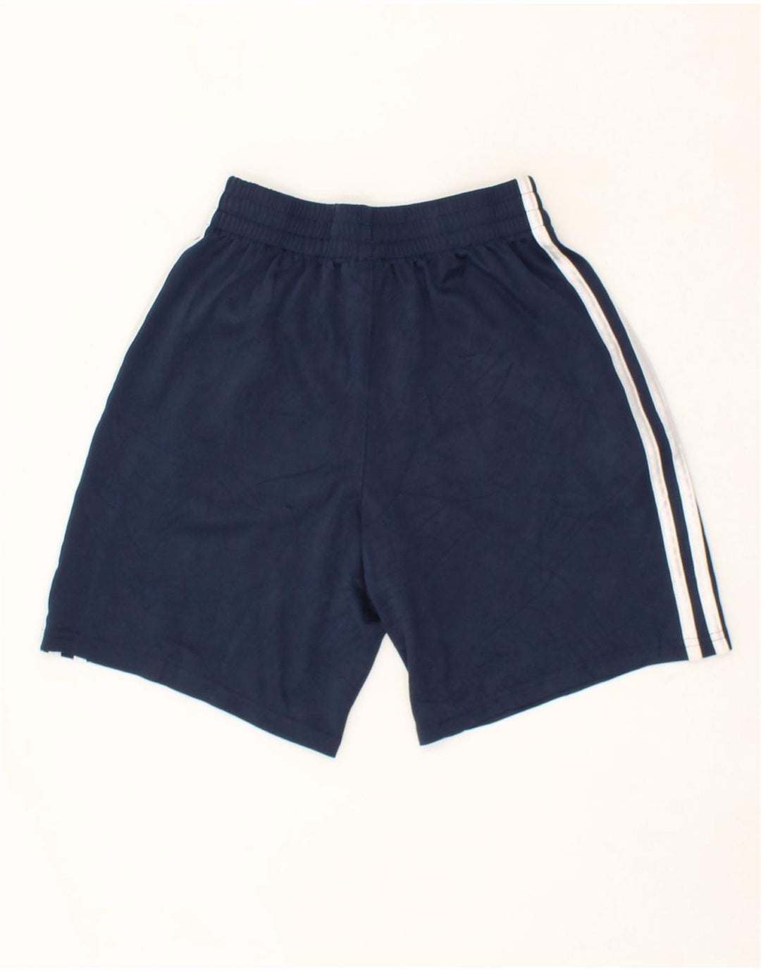 ADIDAS Boys Sport Shorts 9-10 Years Medium Navy Blue Polyester Vintage Adidas and Second-Hand Adidas from Messina Hembry 