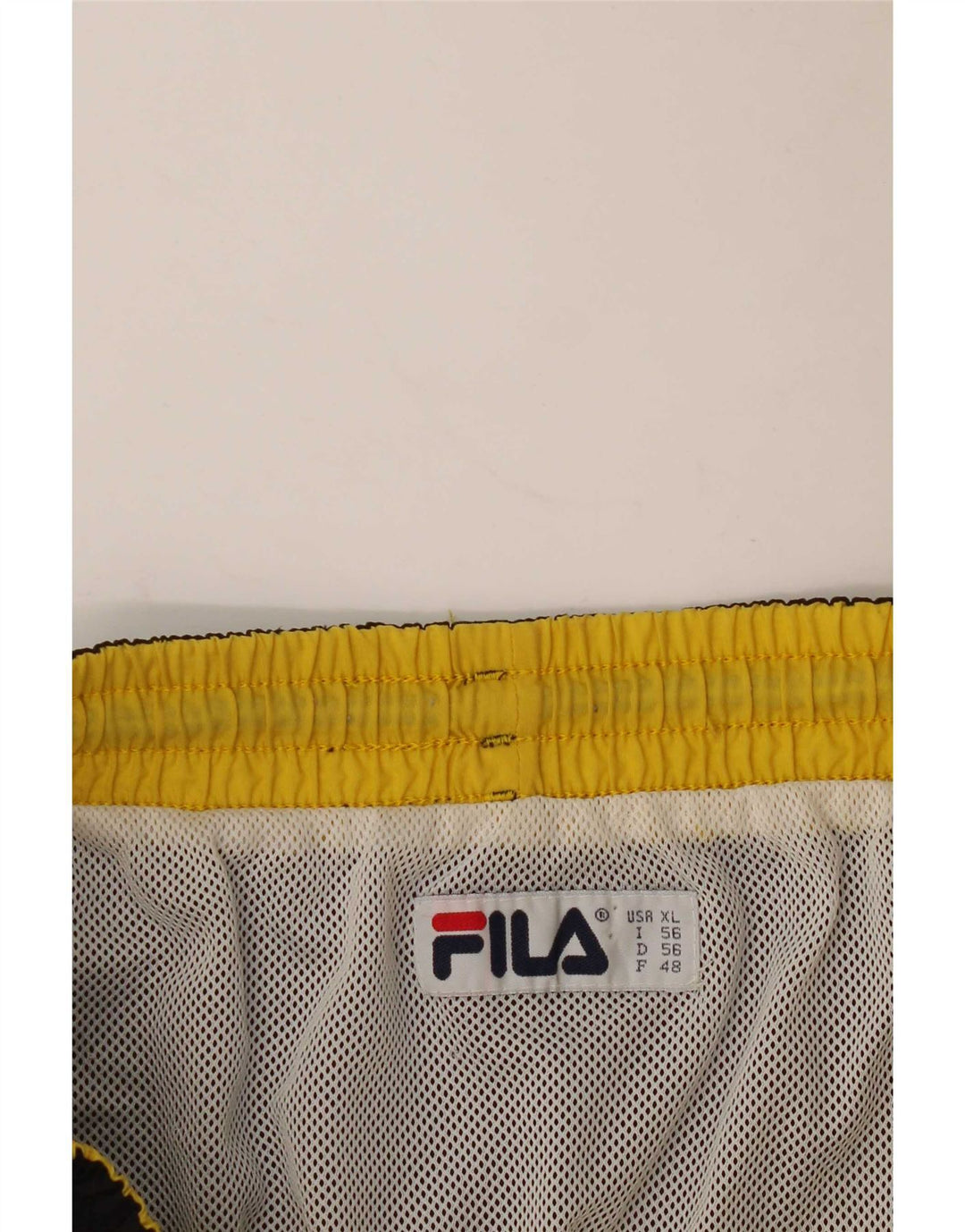 Fila Мужские шорты для плавания с рисунком XL, черные