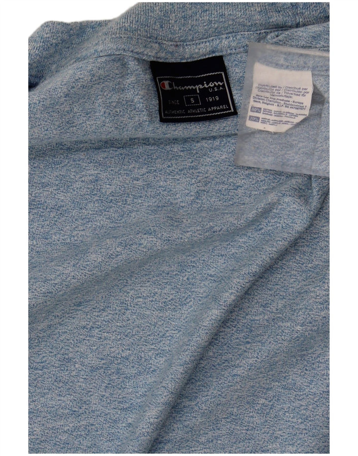 Мужская футболка CHAMPION, маленький синий крапчатый хлопок