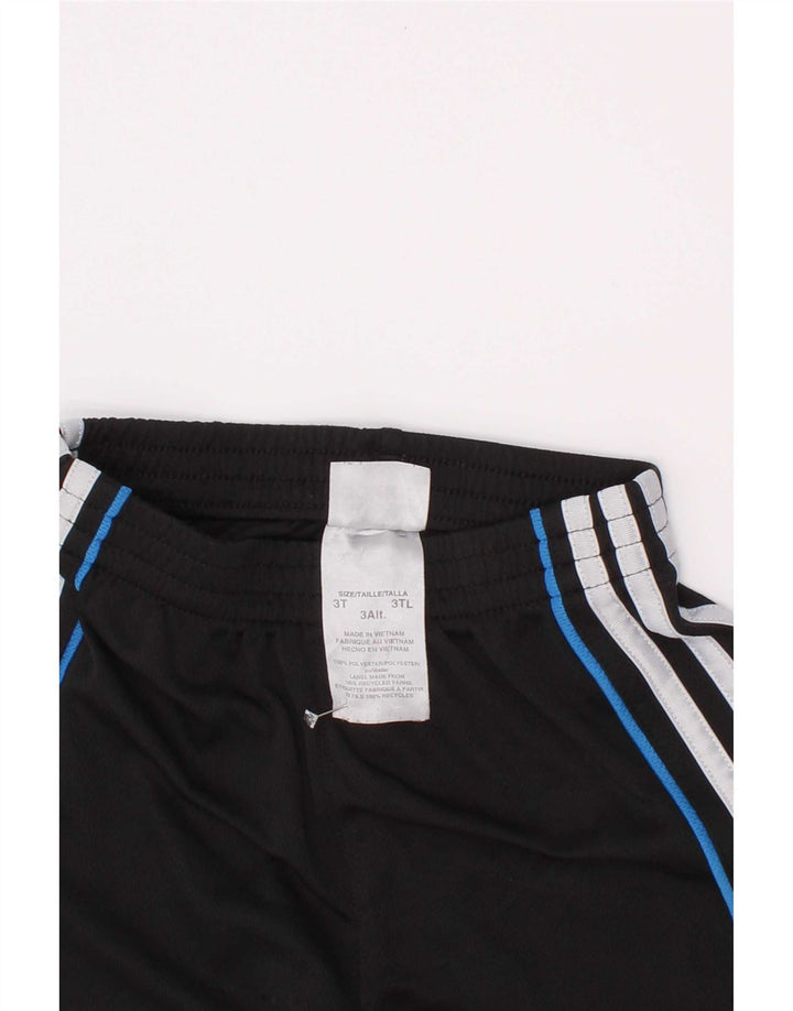 Спортивные шорты Adidas для мальчиков 2–3 лет, черные, полиэстер с цветными блоками