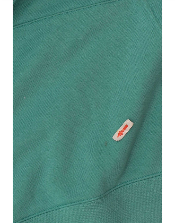 Мужской джемпер с капюшоном Nike, большой бирюзовый, хлопок