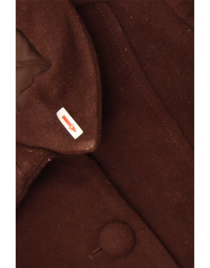 Женское пальто Marks & Spencer UK 18 XL, коричневое, новое шерстяное