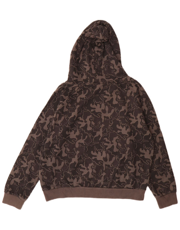 Женский джемпер с капюшоном Mistral Oversized с рисунком UK 14, средний серый камуфляж