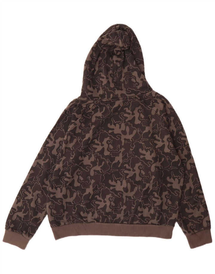 Женский джемпер с капюшоном Mistral Oversized с рисунком UK 14, средний серый камуфляж