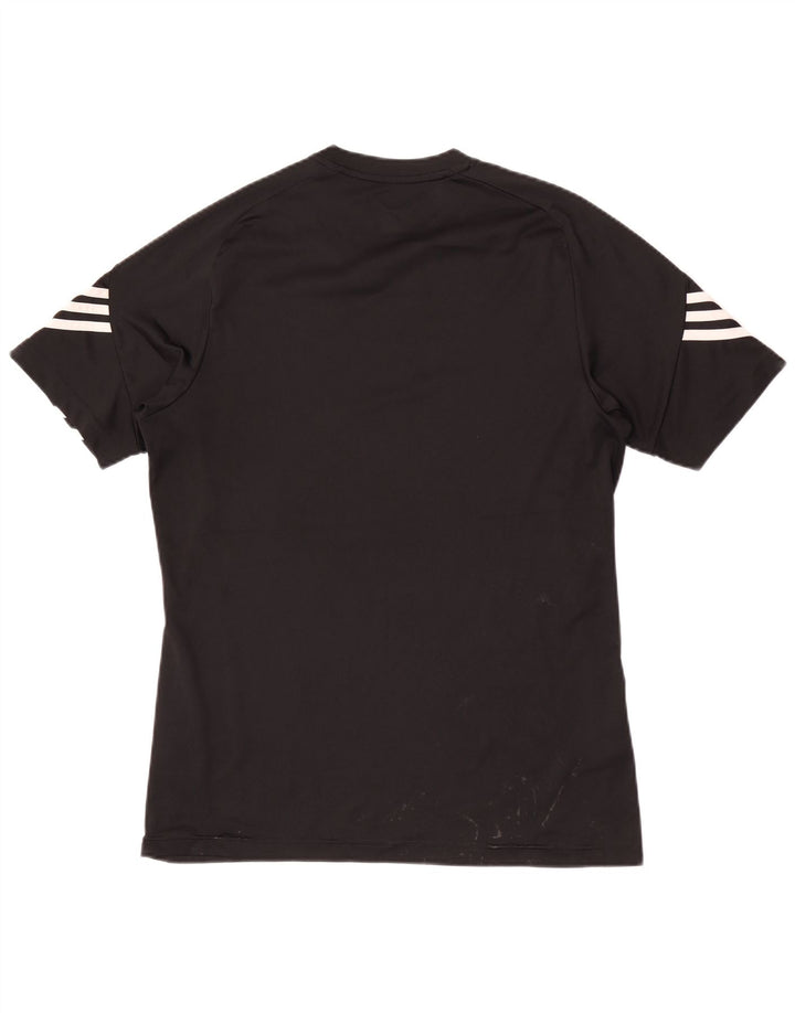 Мужская футболка Adidas Climalite с рисунком, средний черный
