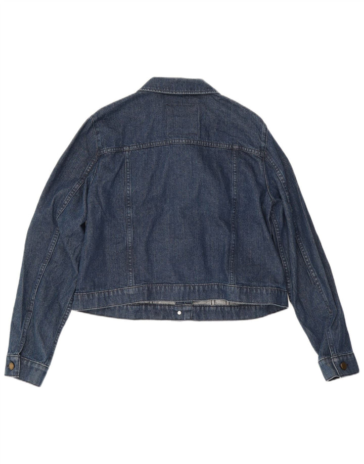 Женская укороченная джинсовая куртка MICHAEL KORS UK 18 XL, синяя, хлопок