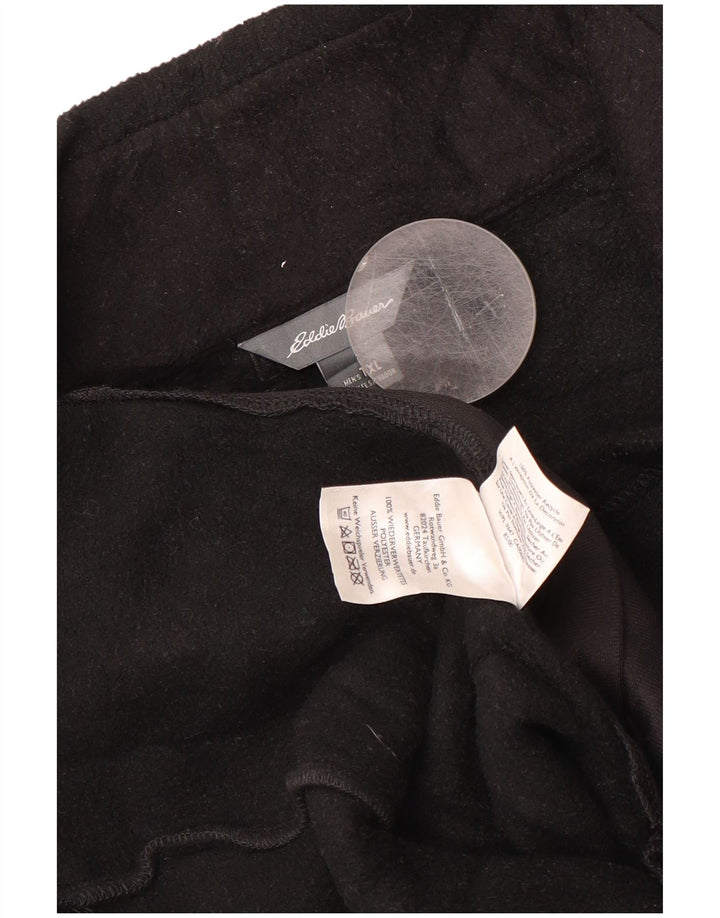 Мужской жилет с высокой флисовой подкладкой EDDIE BAUER UK 42 XL, черный полиэстер