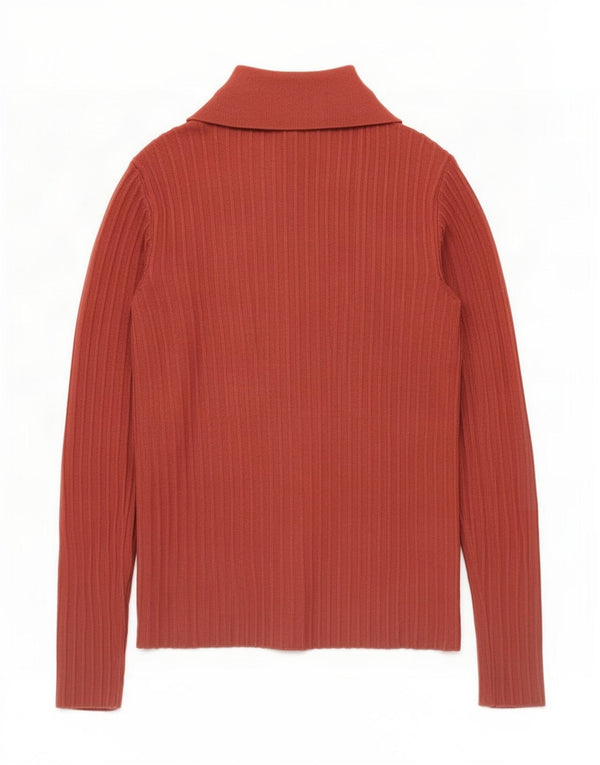 Женский кардиган Zara UK 14, большой коричневый вискоза