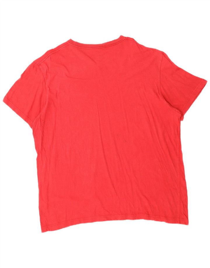 Мужская футболка WRANGLER 2XL красная, хлопок