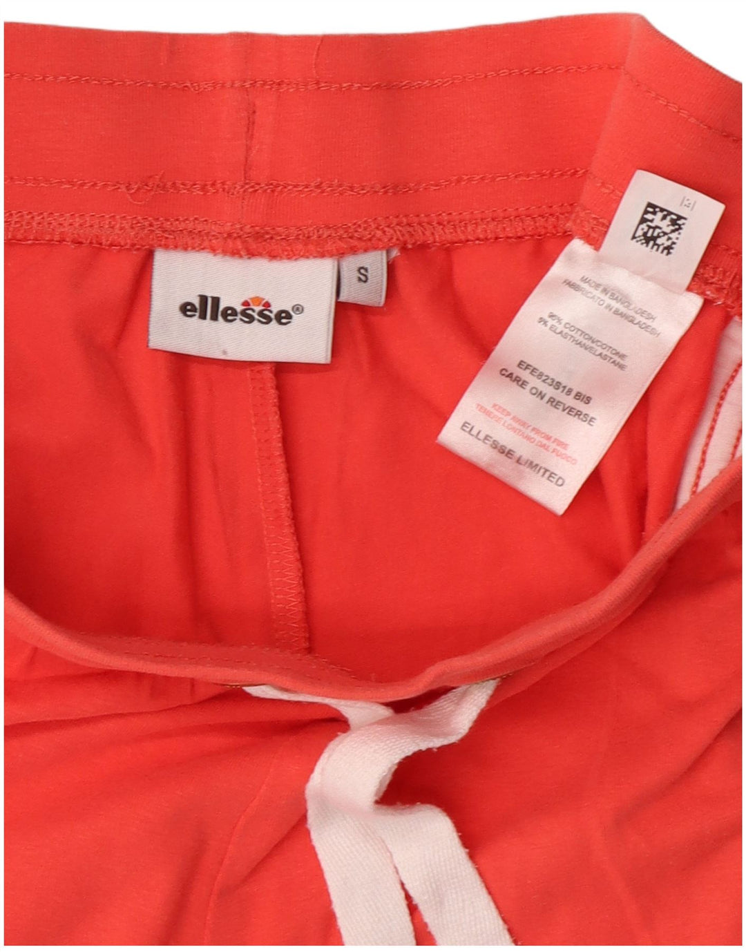 Женские спортивные шорты Ellesse UK 10, маленькие оранжевые, хлопок