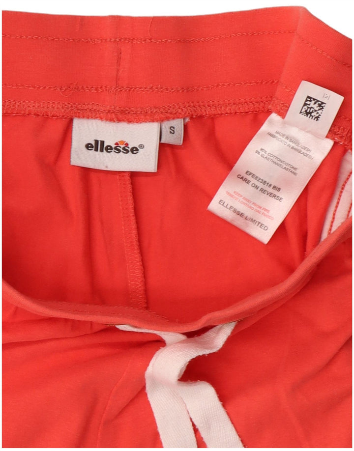 Женские спортивные шорты Ellesse UK 10, маленькие оранжевые, хлопок