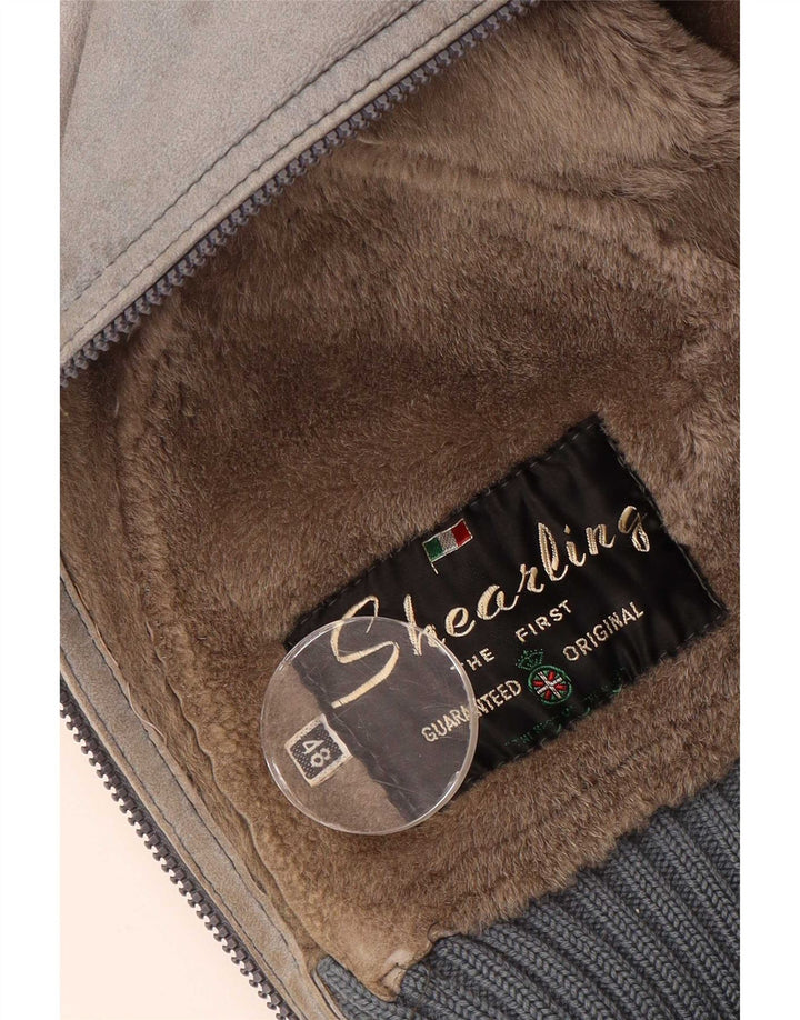 Мужская дубленка VINTAGE IT 48 Medium Grey Shearling