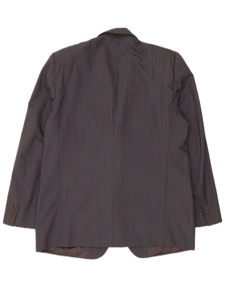 Мужской пиджак Pierre Cardin на 2 пуговицах IT 54 2XL Серый в полоску