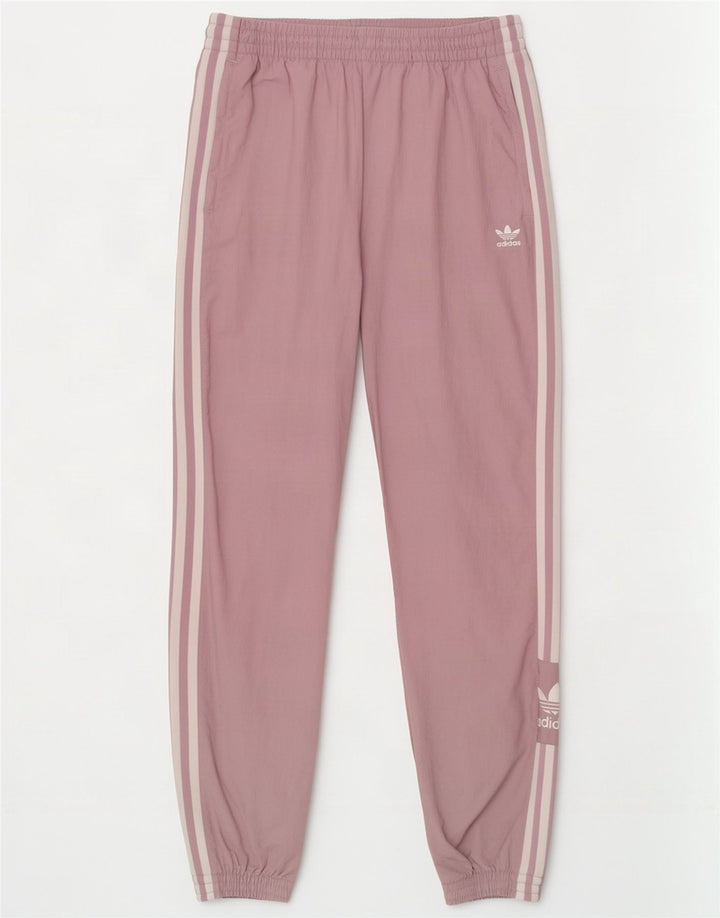 Женские спортивные брюки Adidas UK 14, нейлон, средний фиолетовый