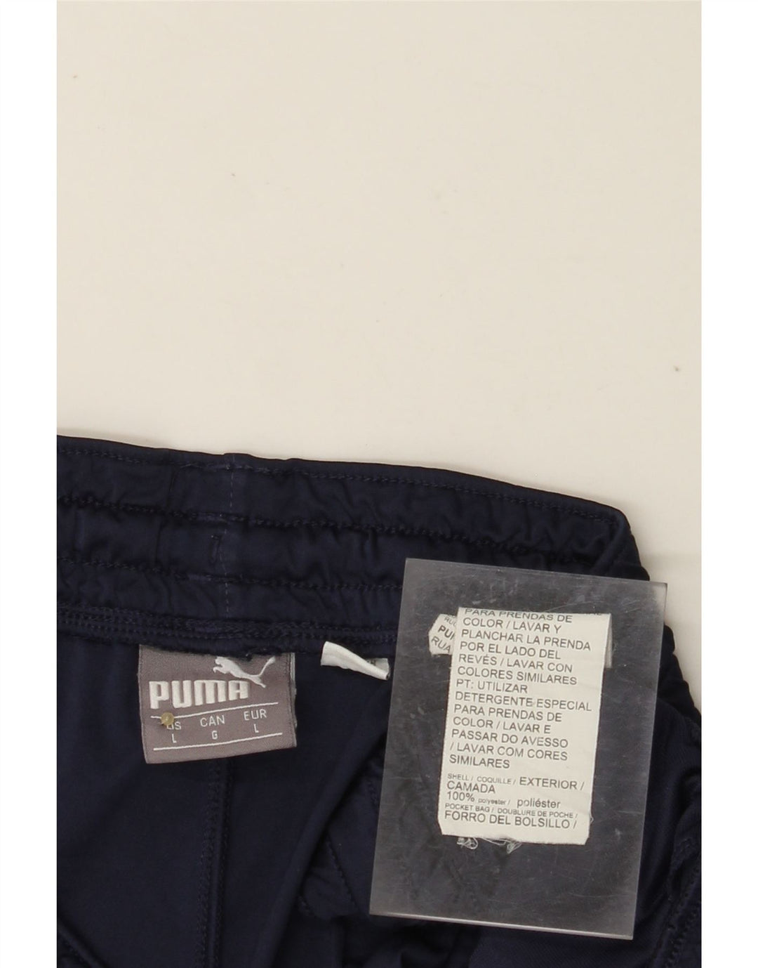 Мужские спортивные шорты PUMA, большие темно-синие, полиэстер