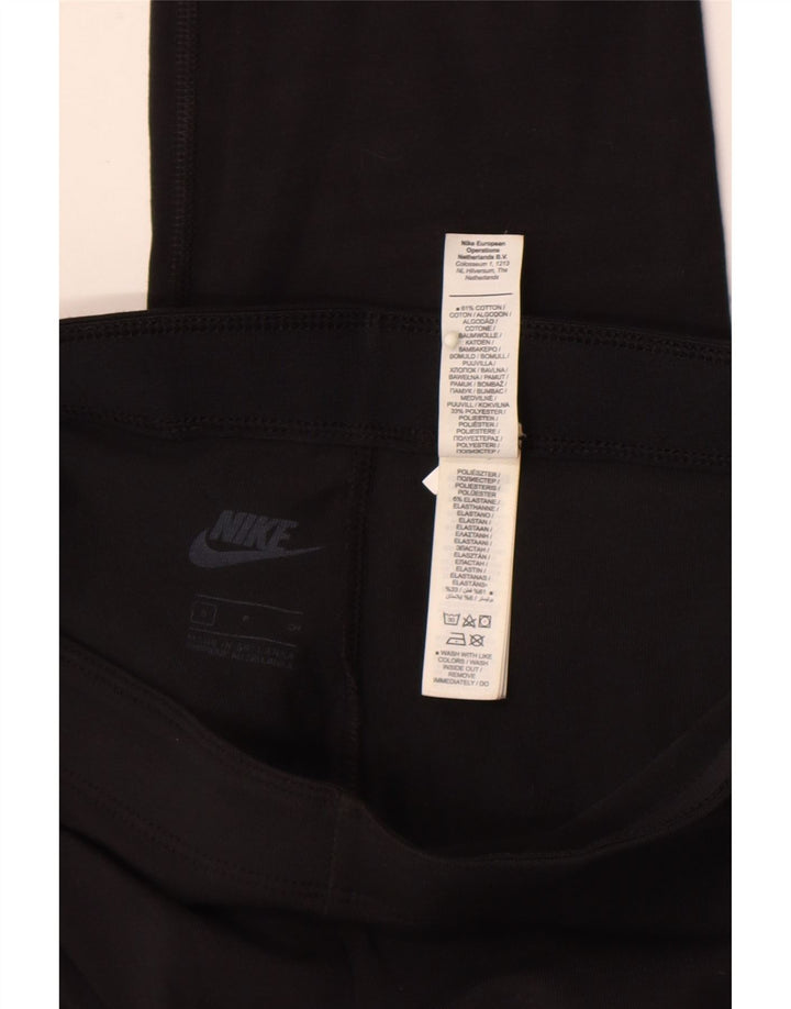Женские леггинсы Nike UK 8, маленькие черные хлопковые