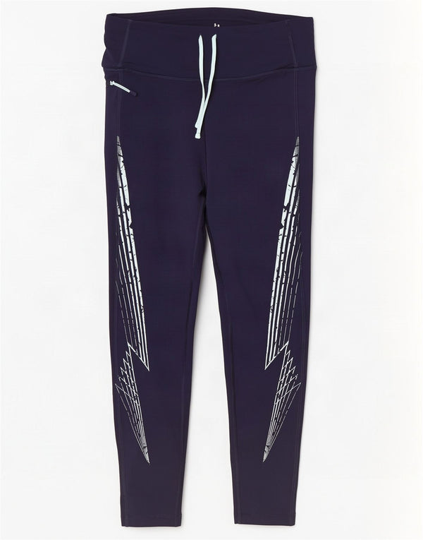 Женские леггинсы с рисунком Under Armour UK 12, средний темно-синий полиэстер