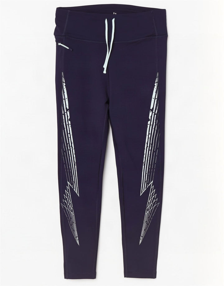 Женские леггинсы с рисунком Under Armour UK 12, средний темно-синий полиэстер
