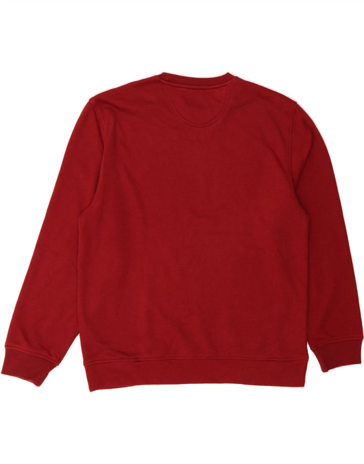 IZOD Mens Sweatshirt Jumper Large Red Polyester Vintage Izod and Second-Hand Izod from Messina Hembry 