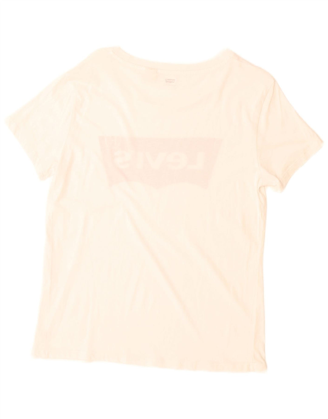 Женская футболка с рисунком Levi's Top UK 14, средний белый