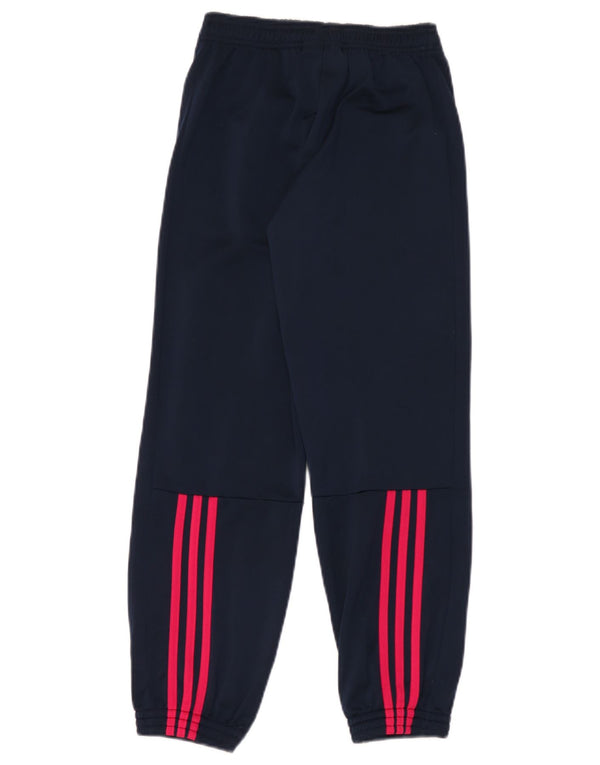 Спортивный костюм Adidas для мальчиков Брюки-джоггеры 11-12 лет Темно-синий полиэстер