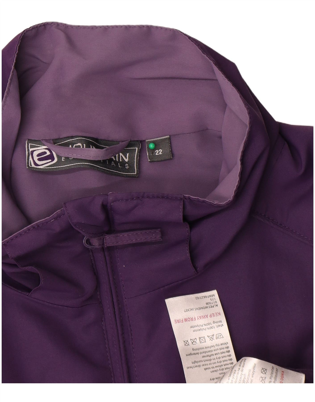 Женская ветровка Mountain Essentials UK 22 3XL Фиолетовый полиэстер
