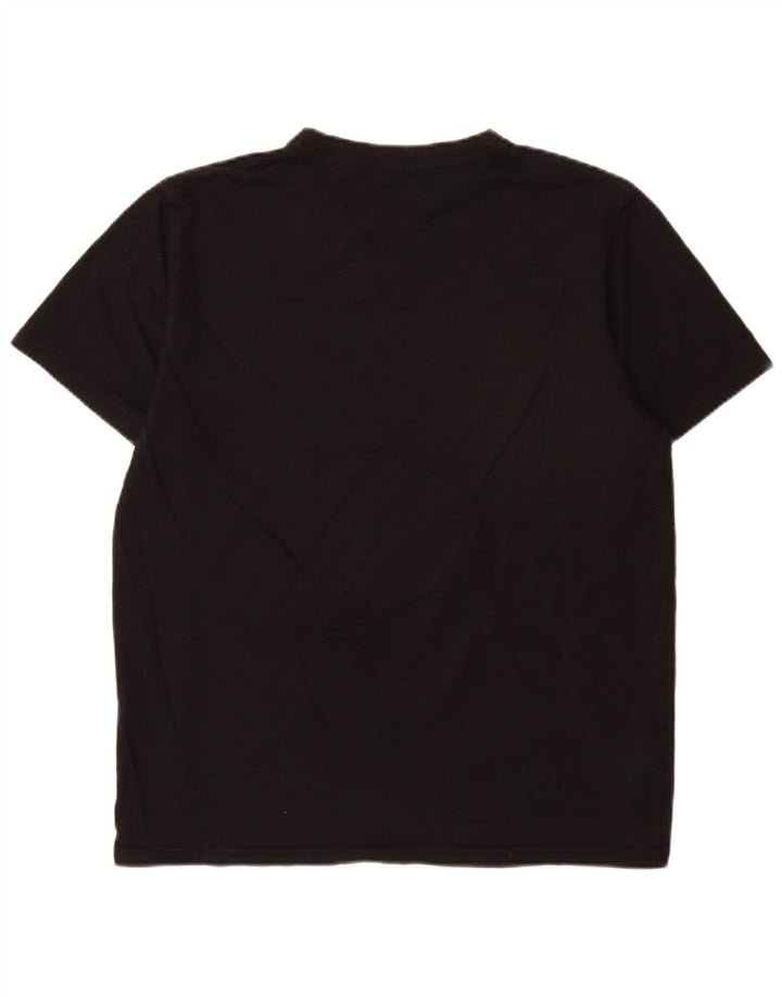 Мужская футболка Fred Perry, большой черный хлопок