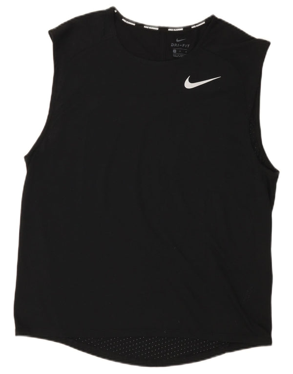 Мужской жилет Nike Dri Fit, средний черный полиэстер