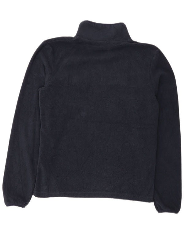 Мужской флисовый джемпер с воротником на молнии Jack & Jones, маленький, темно-синий, полиэстер
