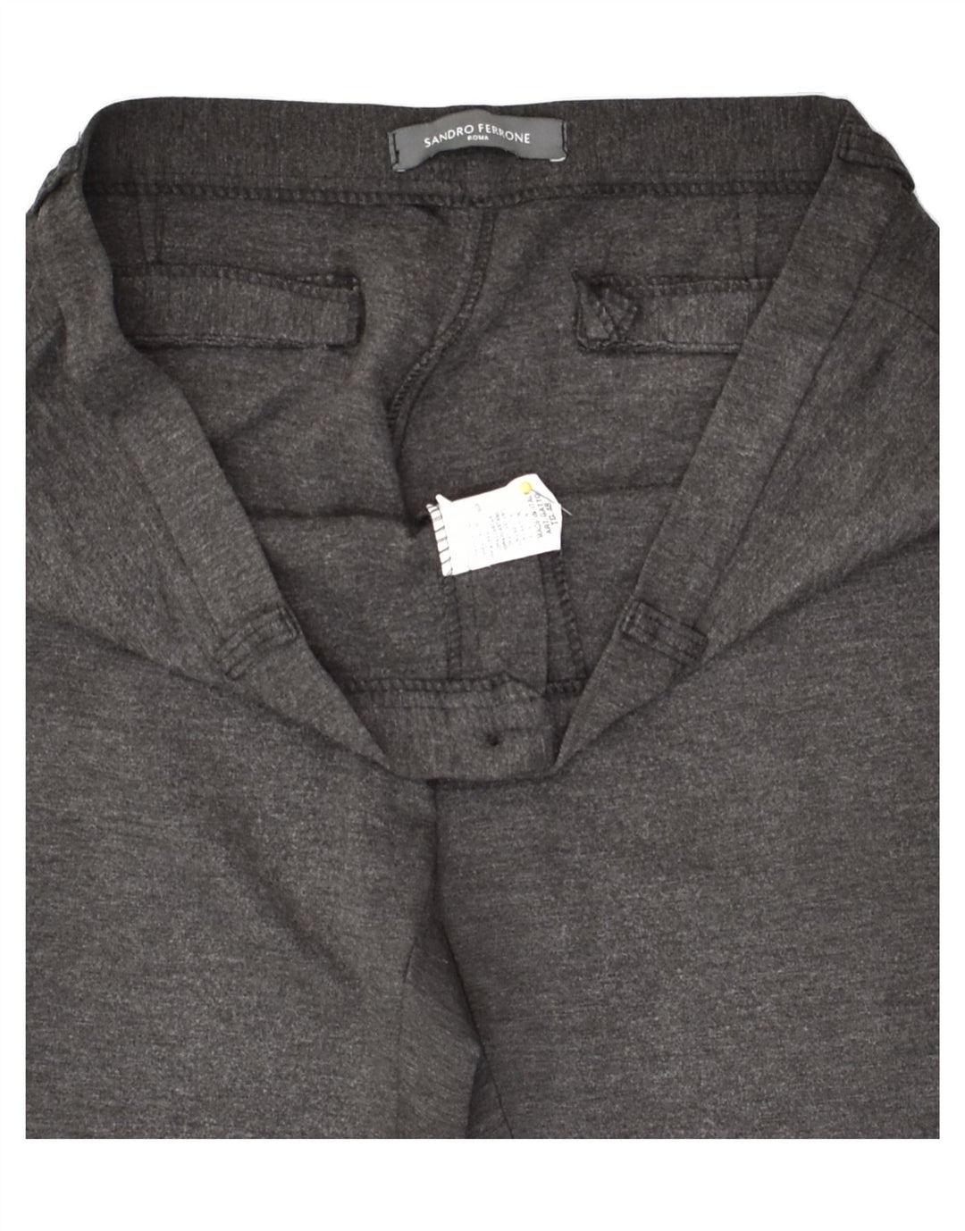 SANDRO FERRONE Womens Slim Chino Trousers IT 46 Large W34 L25  Grey | Vintage Sandro Ferrone | Thrift | Second-Hand Sandro Ferrone | Used Clothing | Messina Hembry 