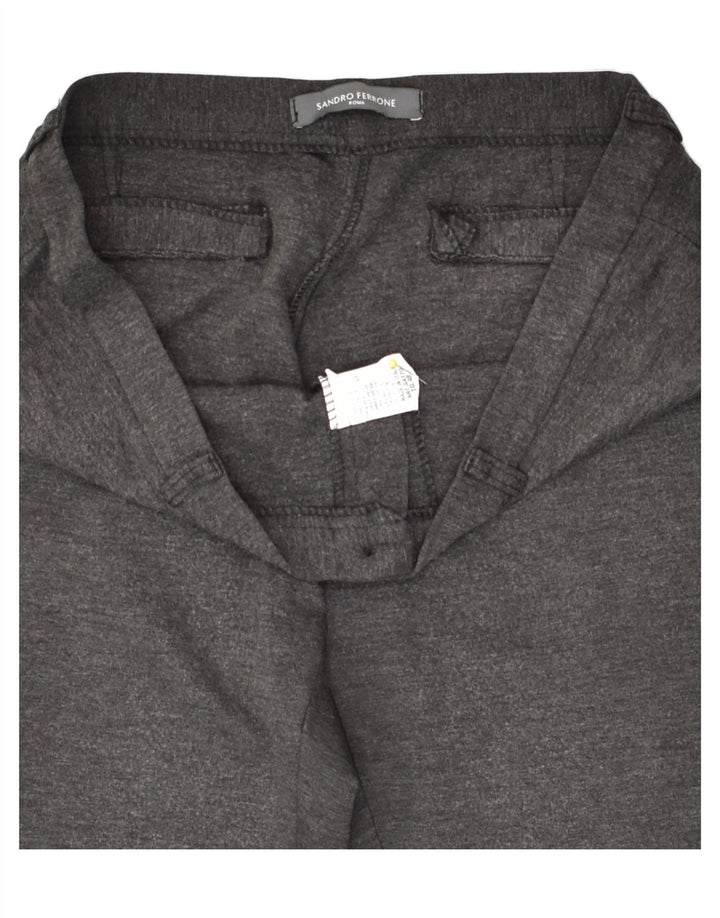 SANDRO FERRONE Womens Slim Chino Trousers IT 46 Large W34 L25  Grey | Vintage Sandro Ferrone | Thrift | Second-Hand Sandro Ferrone | Used Clothing | Messina Hembry 
