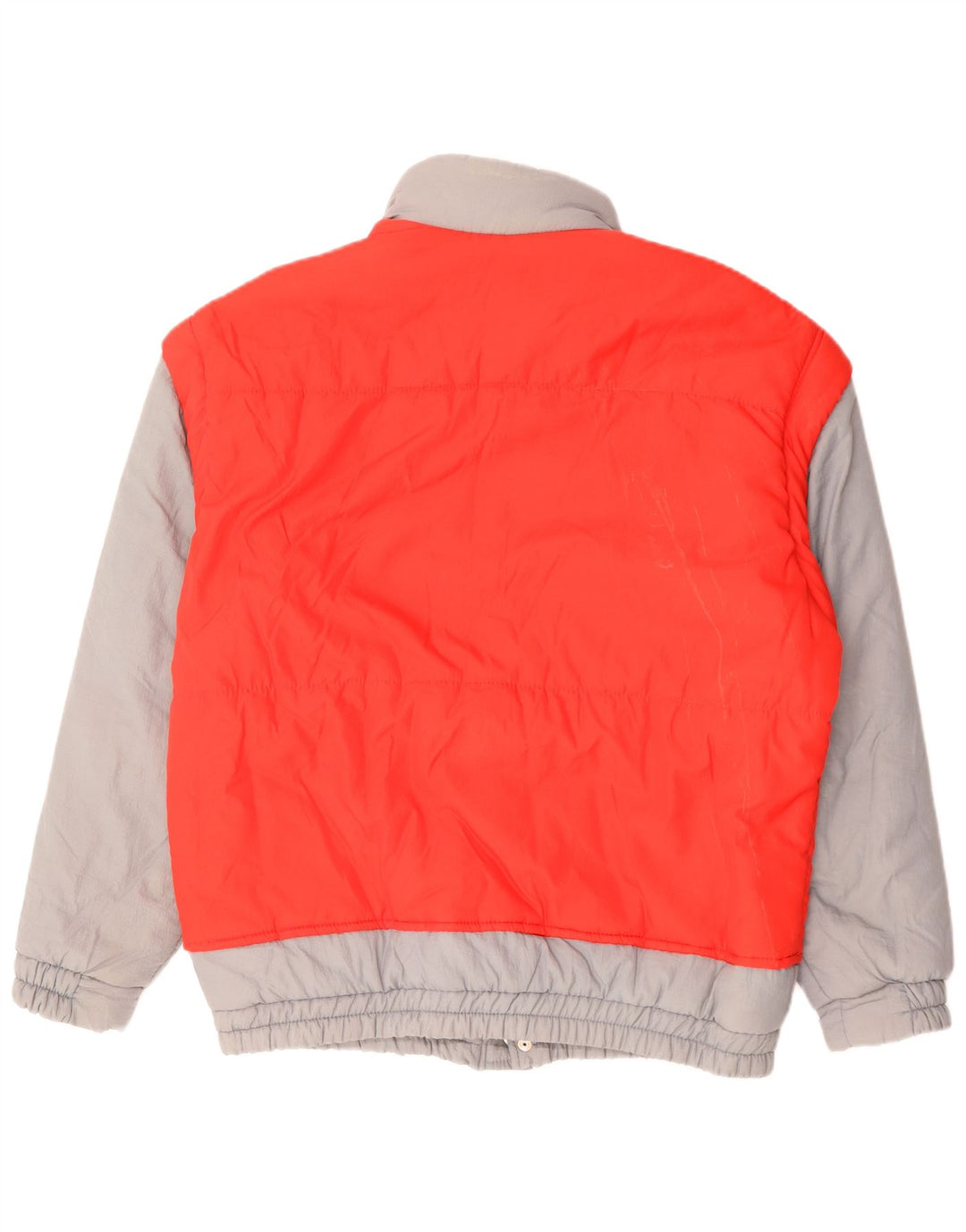 Мужская стеганая куртка Carrera UK 40, большая красная, полиамид с цветными блоками