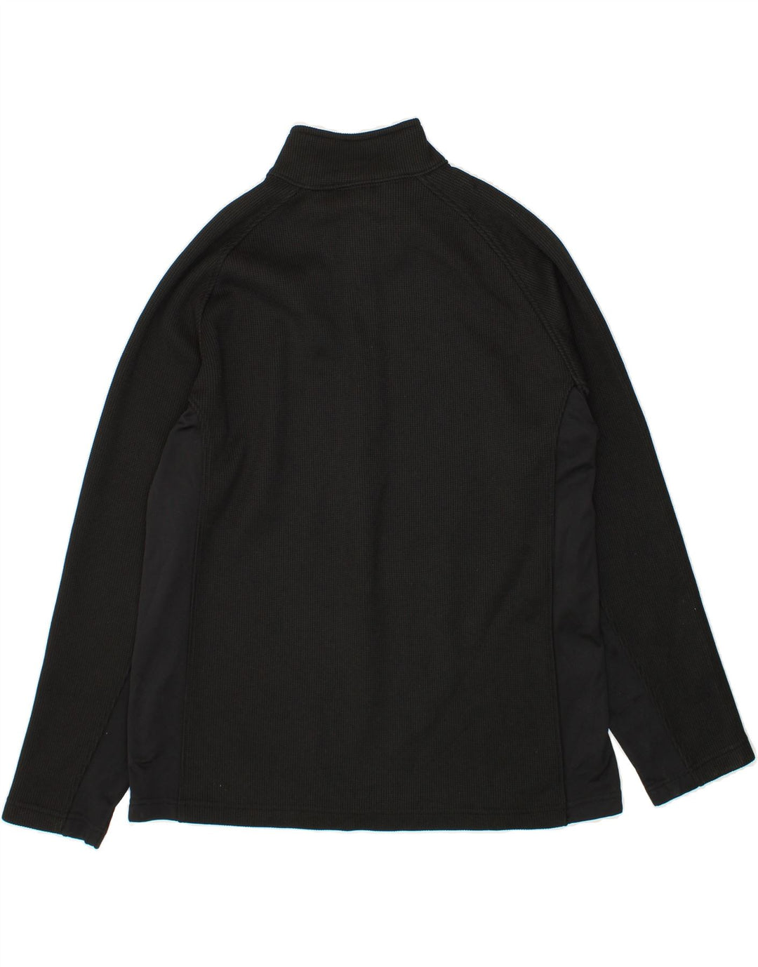 IZOD Mens Zip Neck Sweatshirt Jumper XL Black Polyester Vintage Izod and Second-Hand Izod from Messina Hembry 