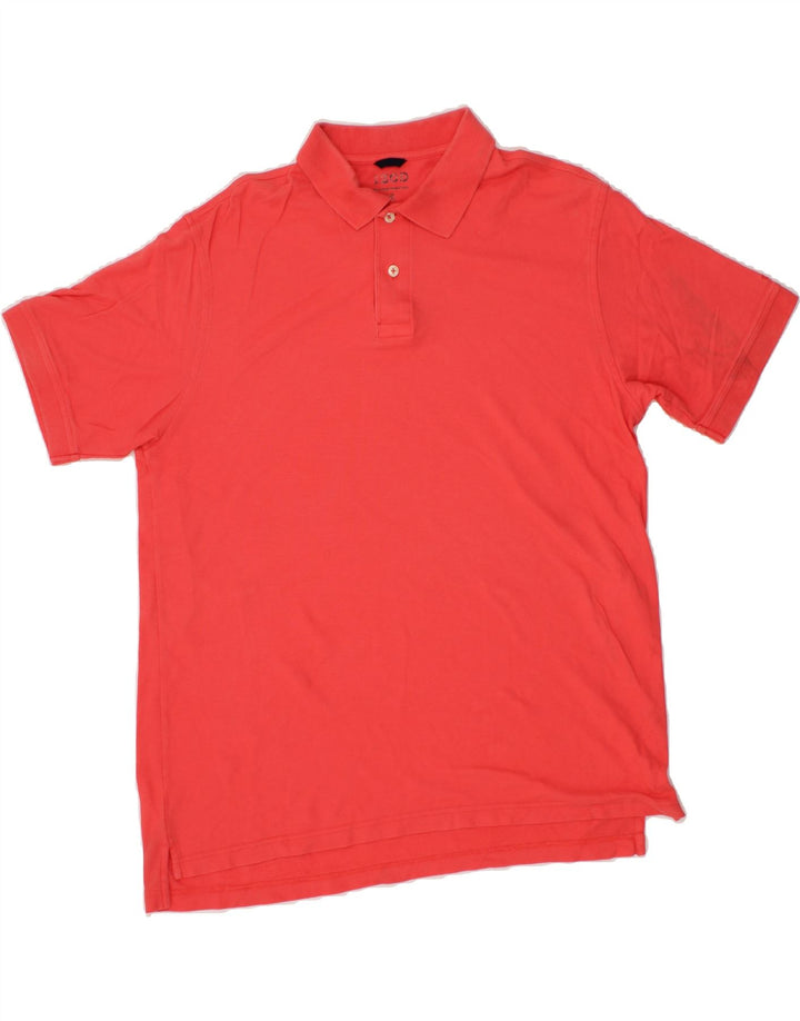 IZOD Mens Polo Shirt Large Red Cotton Vintage Izod and Second-Hand Izod from Messina Hembry 