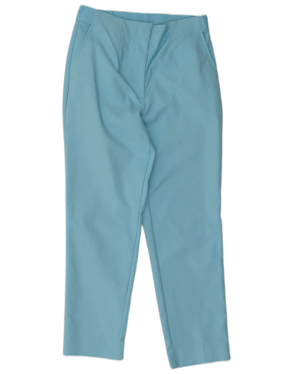 Женские укороченные брюки Marks & Spencer UK 10, маленькие W28 L25, синие, хлопок