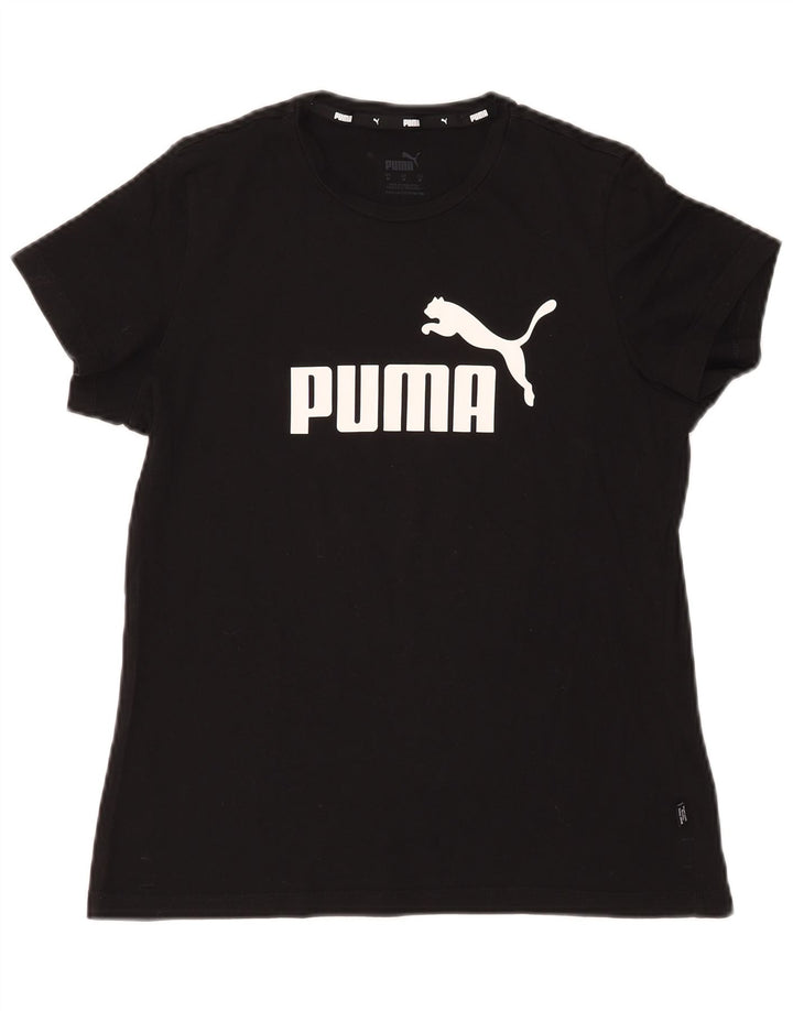 Женская футболка с рисунком Puma Top UK 14, средний черный