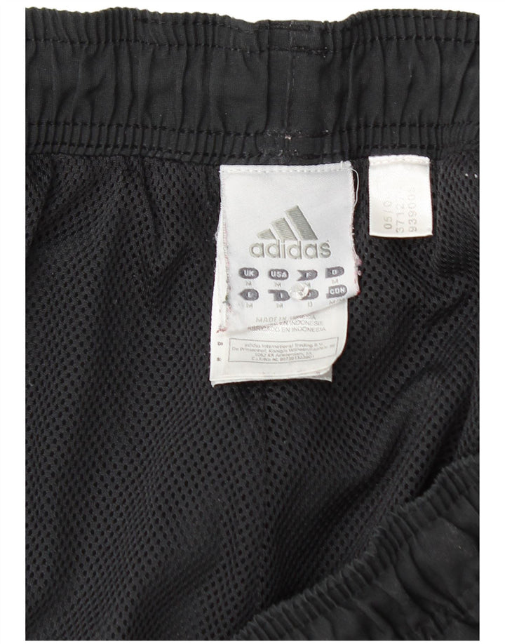 Мужские спортивные брюки Adidas для бега, средний черный полиэстер