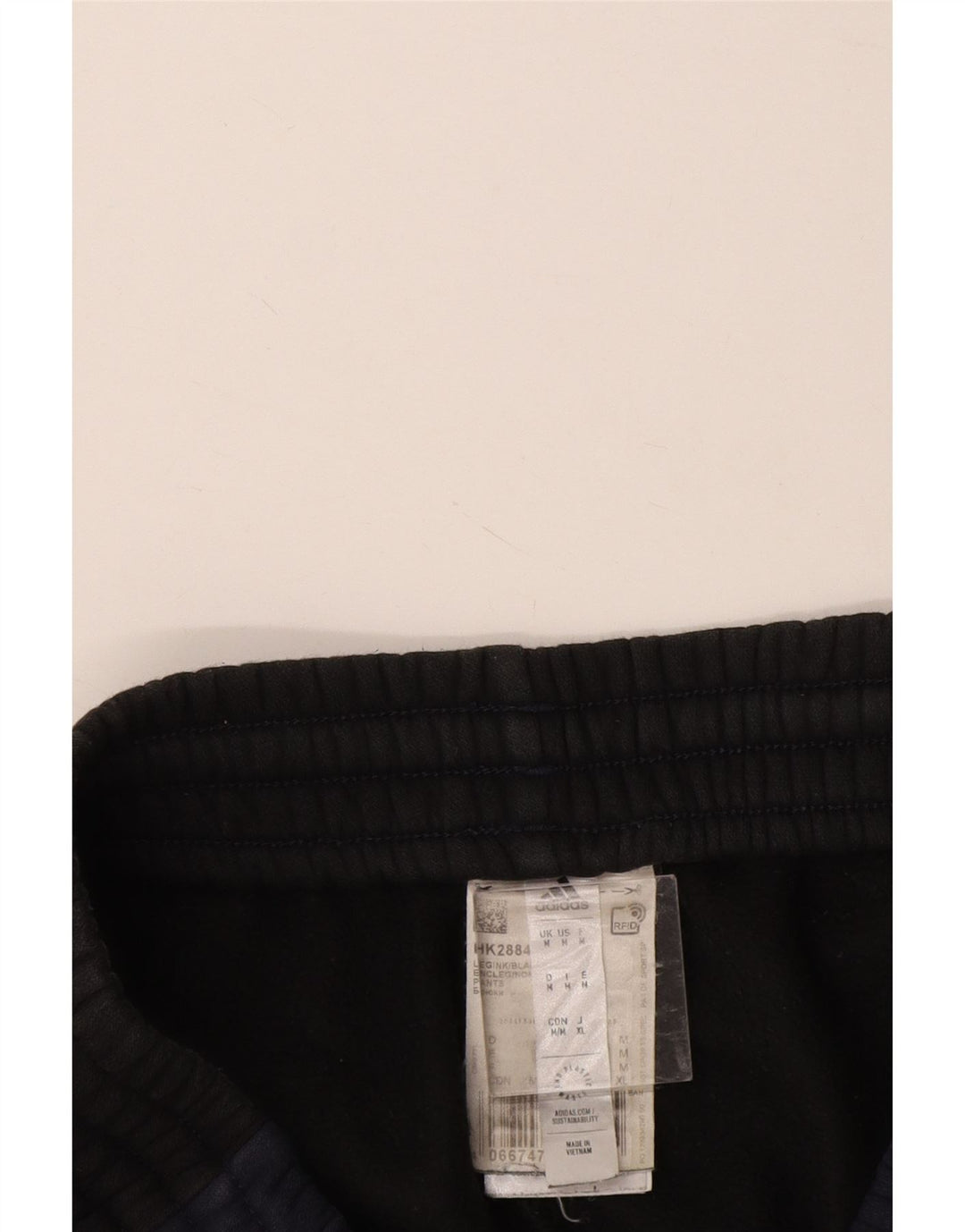 Мужские спортивные брюки ADIDAS, джоггеры, средние, темно-синие, с цветными блоками