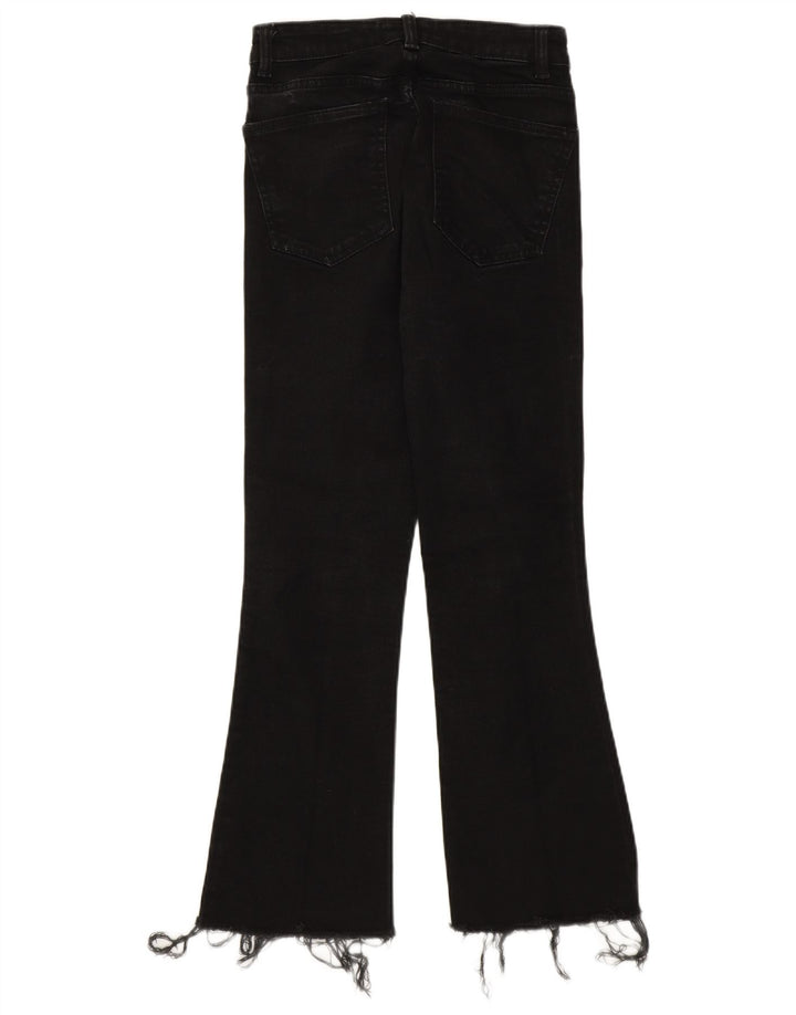 Женские джинсы Bootcut Zara EU 36 XS W26 L25 черные