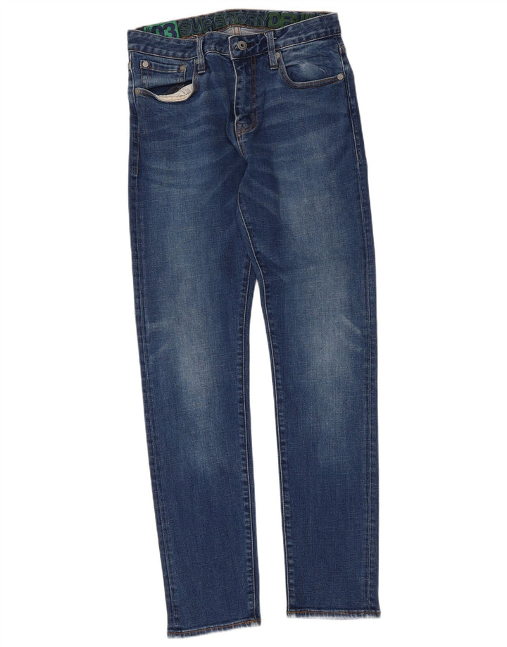 Женские узкие джинсы Superdry W30 L32 Синие, хлопок