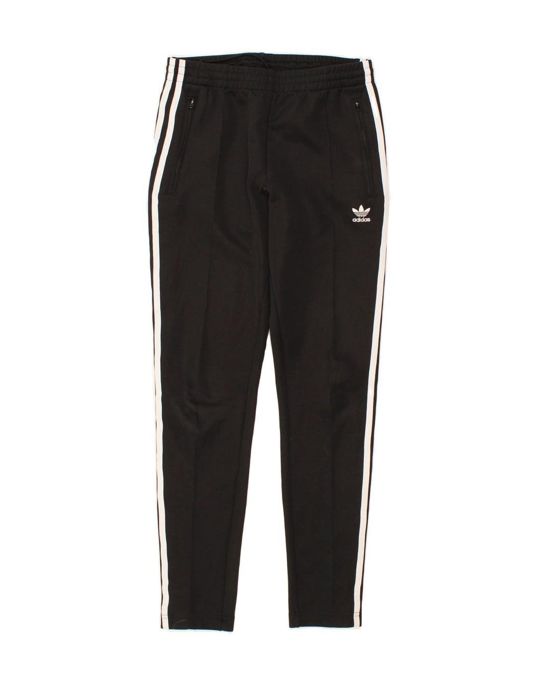 ADIDAS Womens Tracksuit Trousers UK 6 XS Black Polyester Vintage Adidas and Second-Hand Adidas from Messina Hembry 