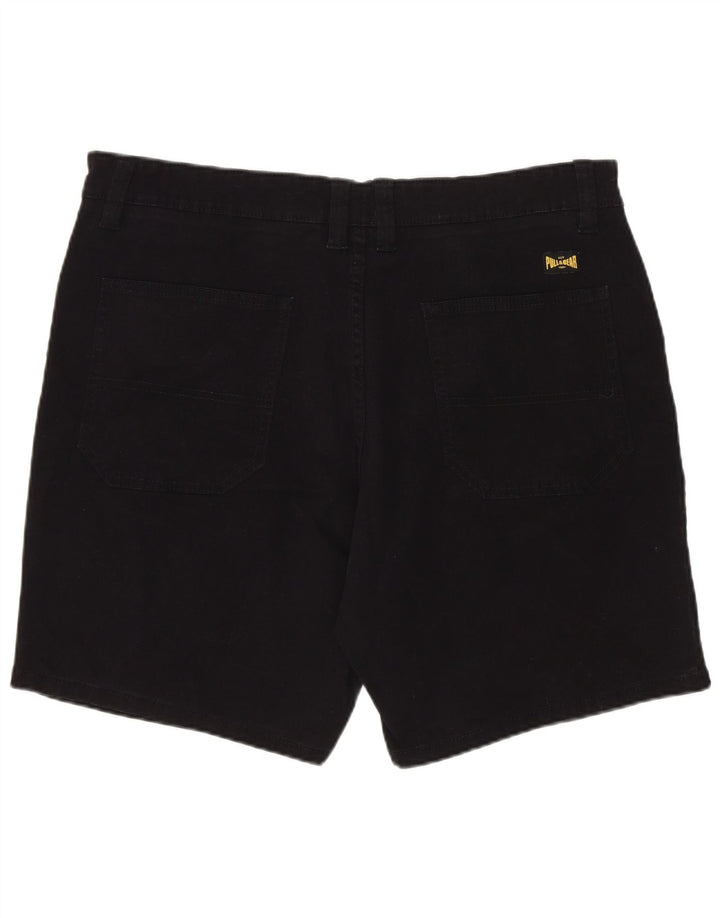 Мужские джинсовые шорты Pull & Bear EU 44, большие W34, черный хлопок