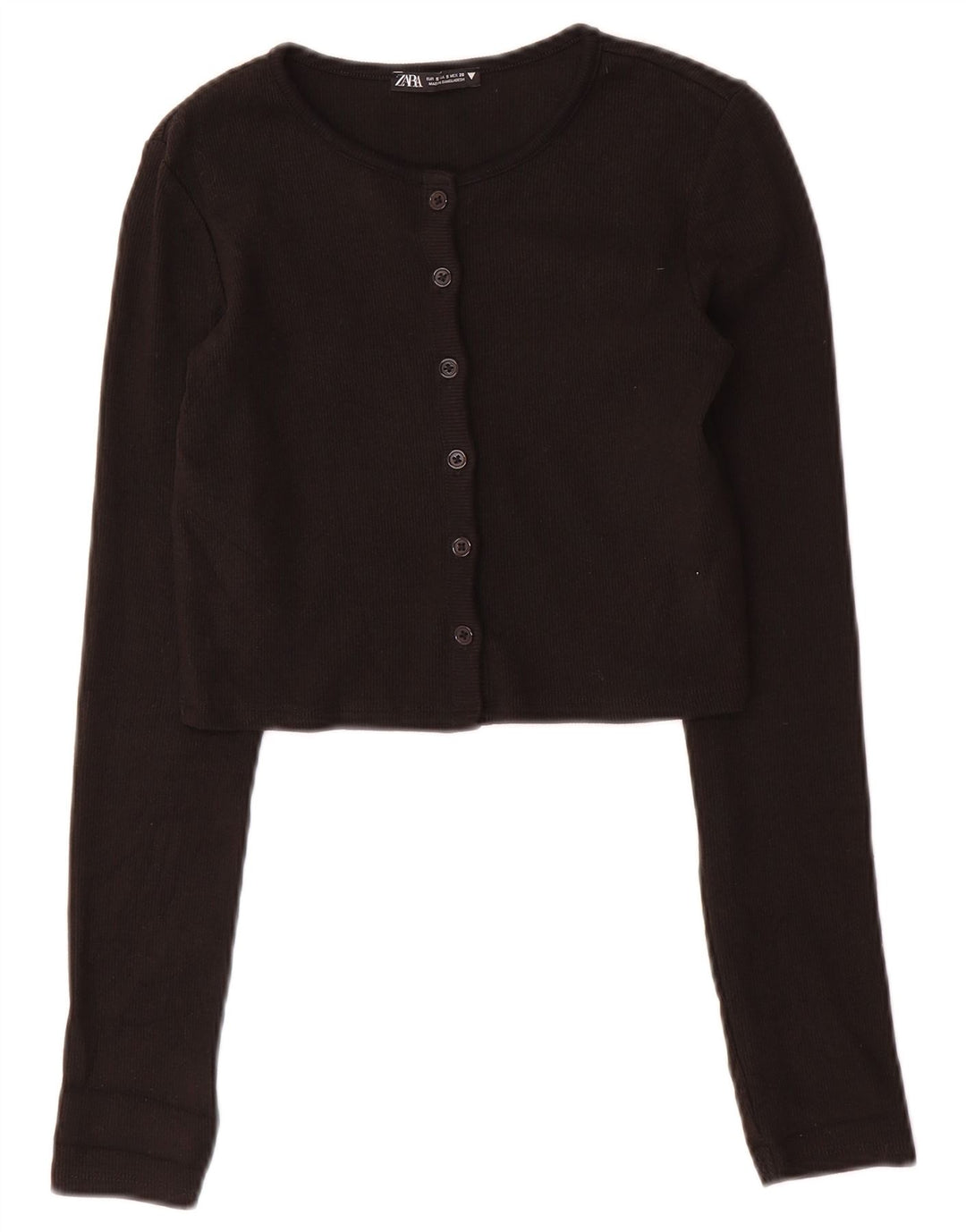 Женский укороченный кардиган Zara UK 8, маленький черный