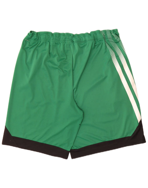 Мужские спортивные шорты Adidas Boston Celtics XL, зеленые с цветными блоками, спортивные