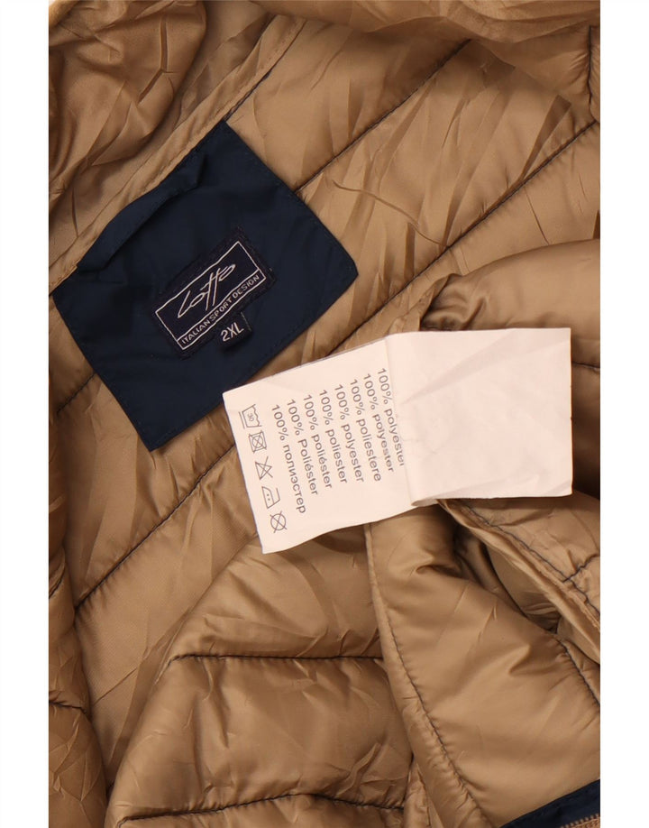 Женская стеганая куртка Lotto UK 20 2XL Темно-синий полиэстер