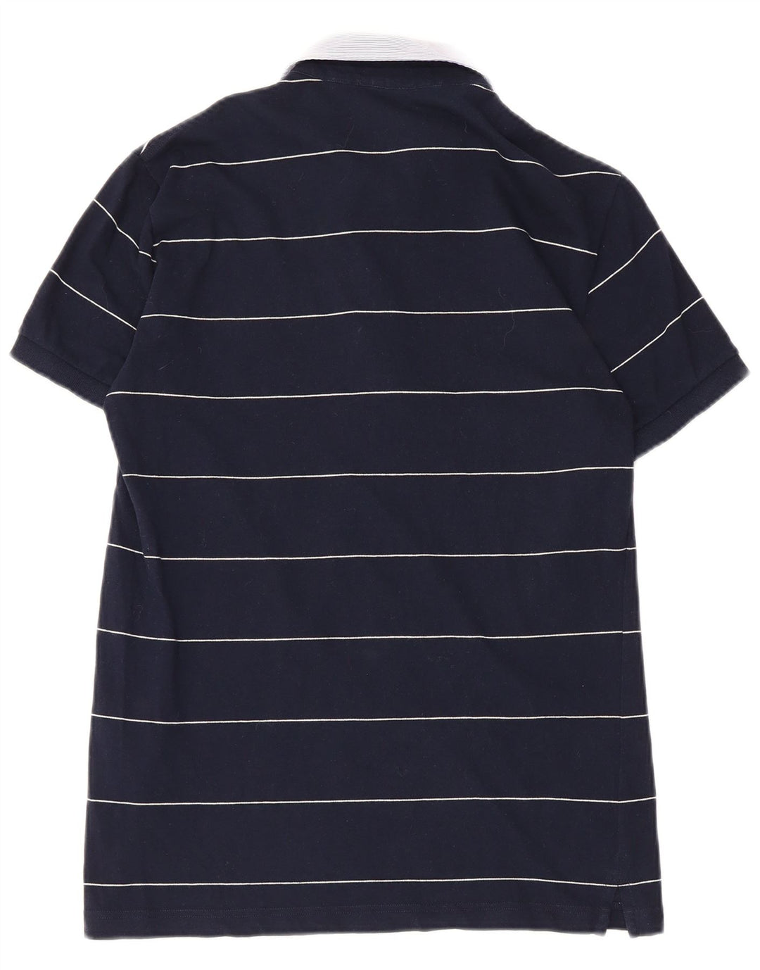 Мужская рубашка-поло Fred Perry среднего размера, темно-синяя полоска, хлопок