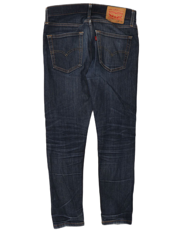 Мужские зауженные зауженные джинсы Levi's 512 W30 L30 синие, хлопок